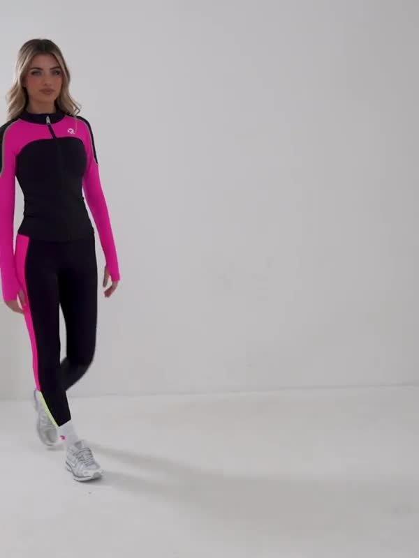 Twin Flame Full Zip Tech Top