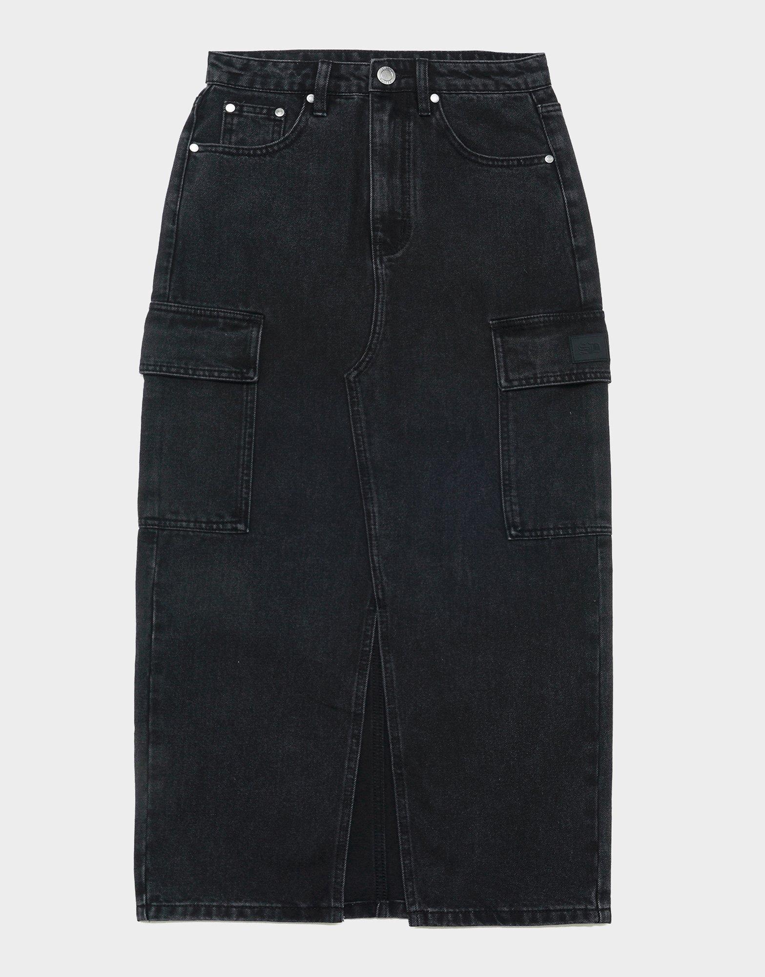 Park Maxi Denim Skirt