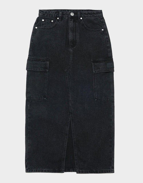 Park Maxi Denim Skirt