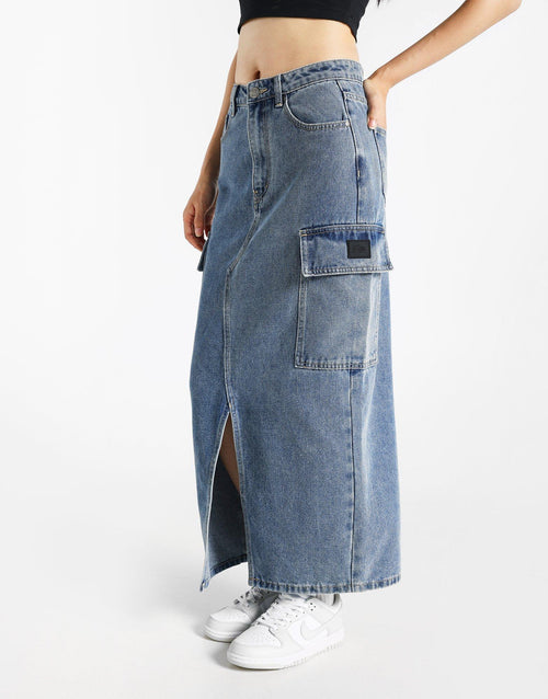 Maxi Denim Skirt