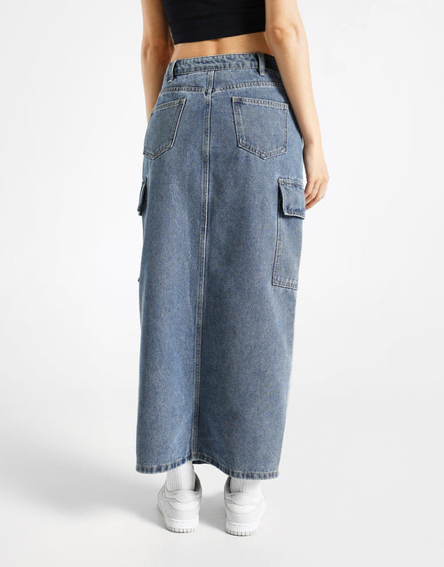 Maxi Denim Skirt