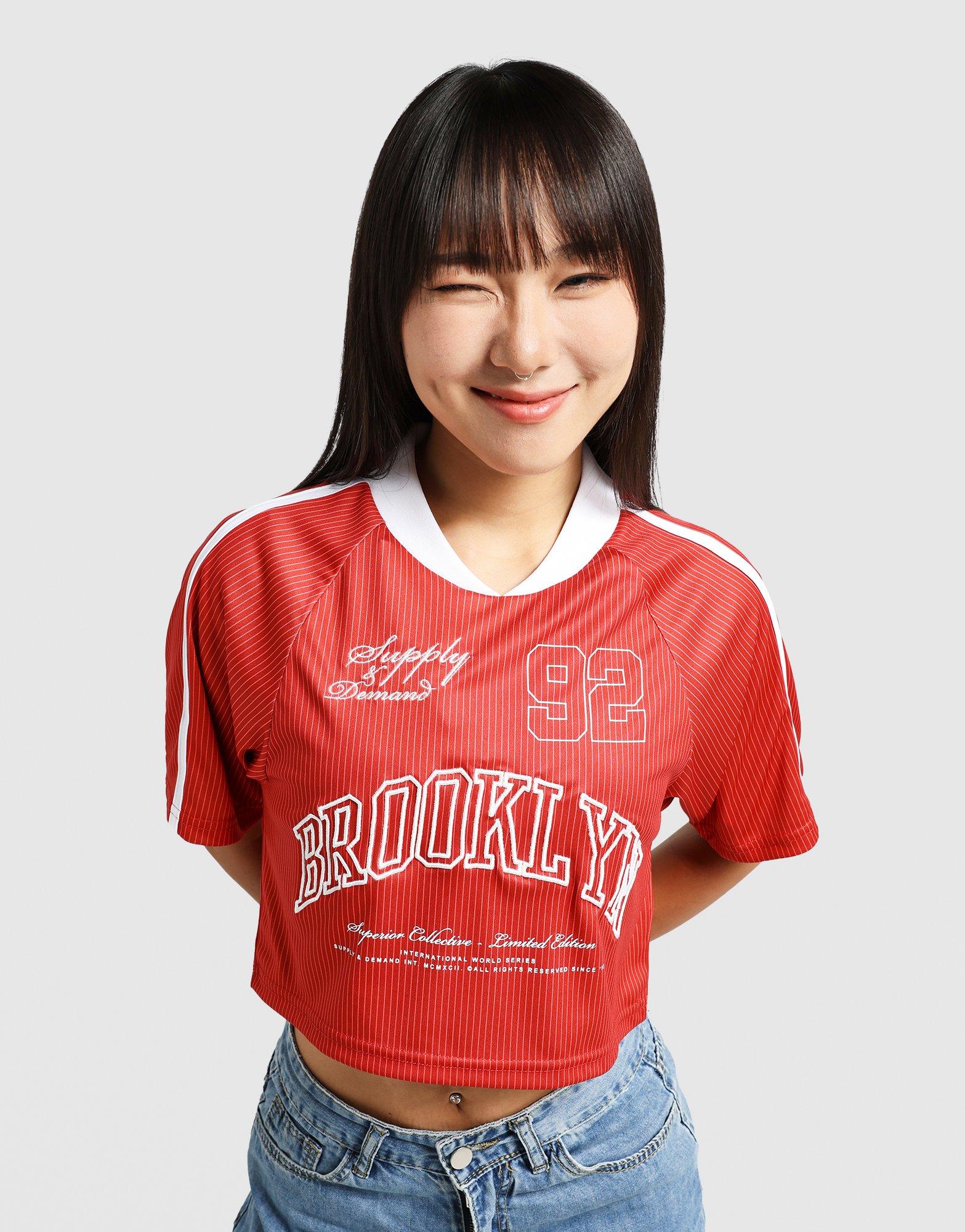 Red Supply & Demand Brooklyn Jersey Fire - JD Sports Malaysia