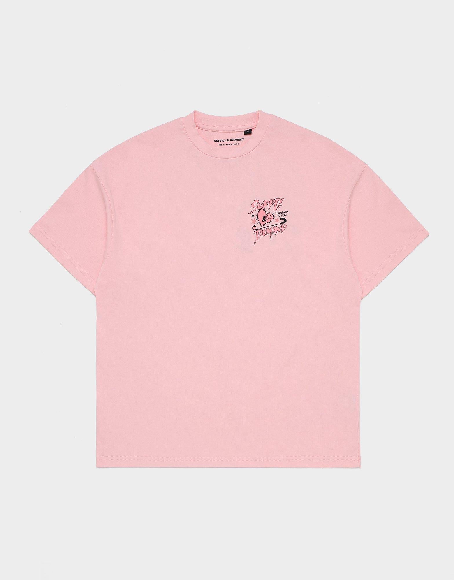 Heart Clip Short Sleeve T-Shirt