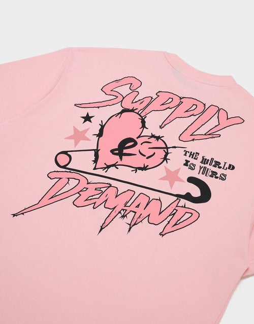 Heart Clip Short Sleeve T-Shirt