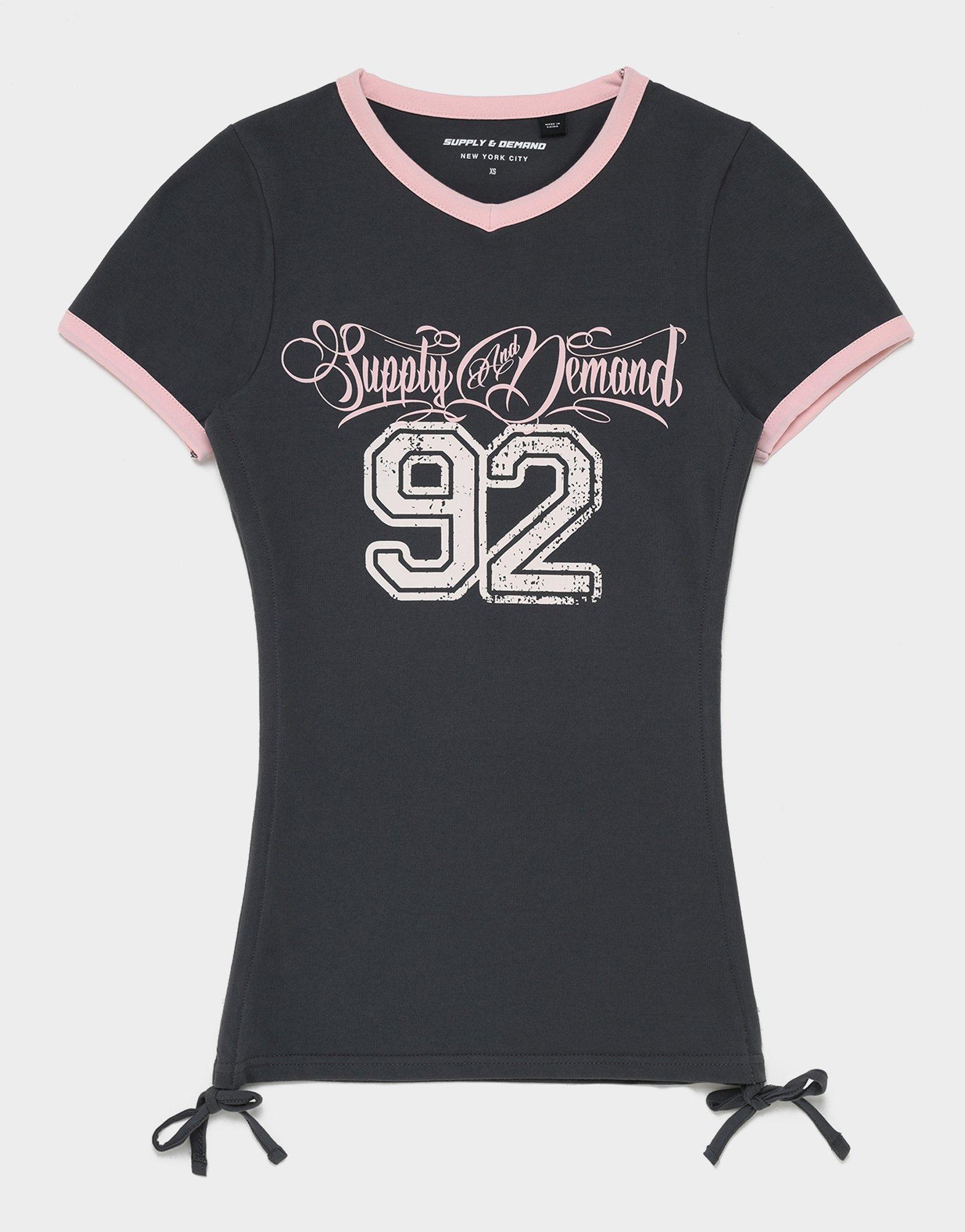 Ruched Short Sleeve T-Shirt