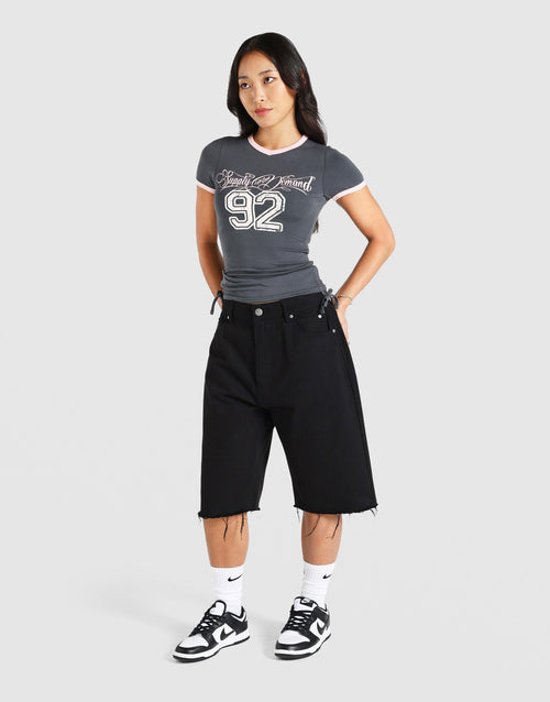 Ruched Short Sleeve T-Shirt
