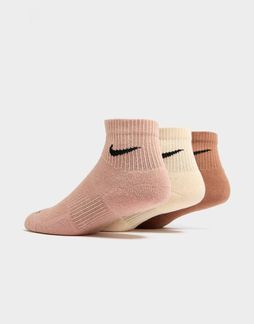 Everyday Plus Cushioned Training Ankle Socks (3 Pairs)