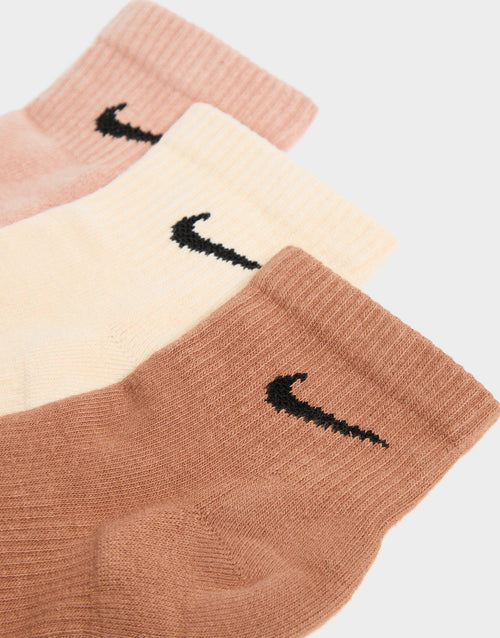 Everyday Plus Cushioned Training Ankle Socks (3 Pairs)