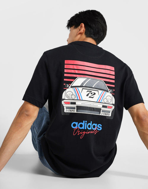 Black adidas Motorsport Vintage T-shirt JD Sports Malaysia