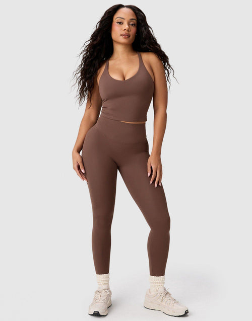 Pureluxe Push-Up Tank Top with Built-In Bra