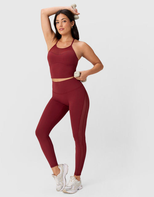 PureLuxe Mesh Built-In Bra Tank