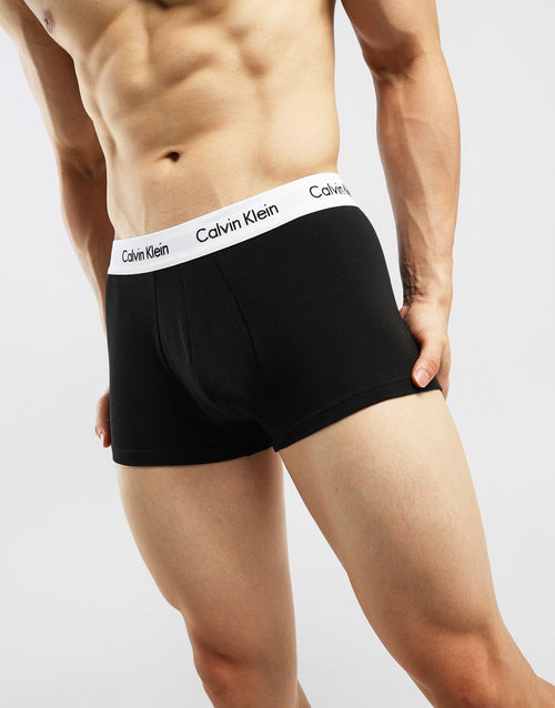 Multi Calvin Klein Cotton Stretch Pack Low Rise Trunk JD