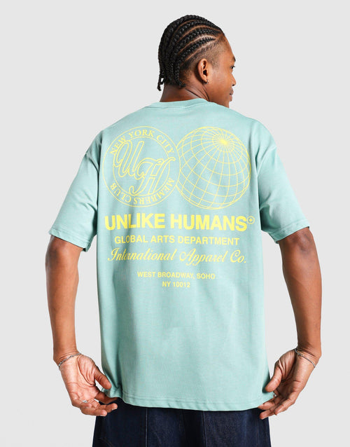 Green Unlike Humans Wired T-Shirt JD Sports Malaysia