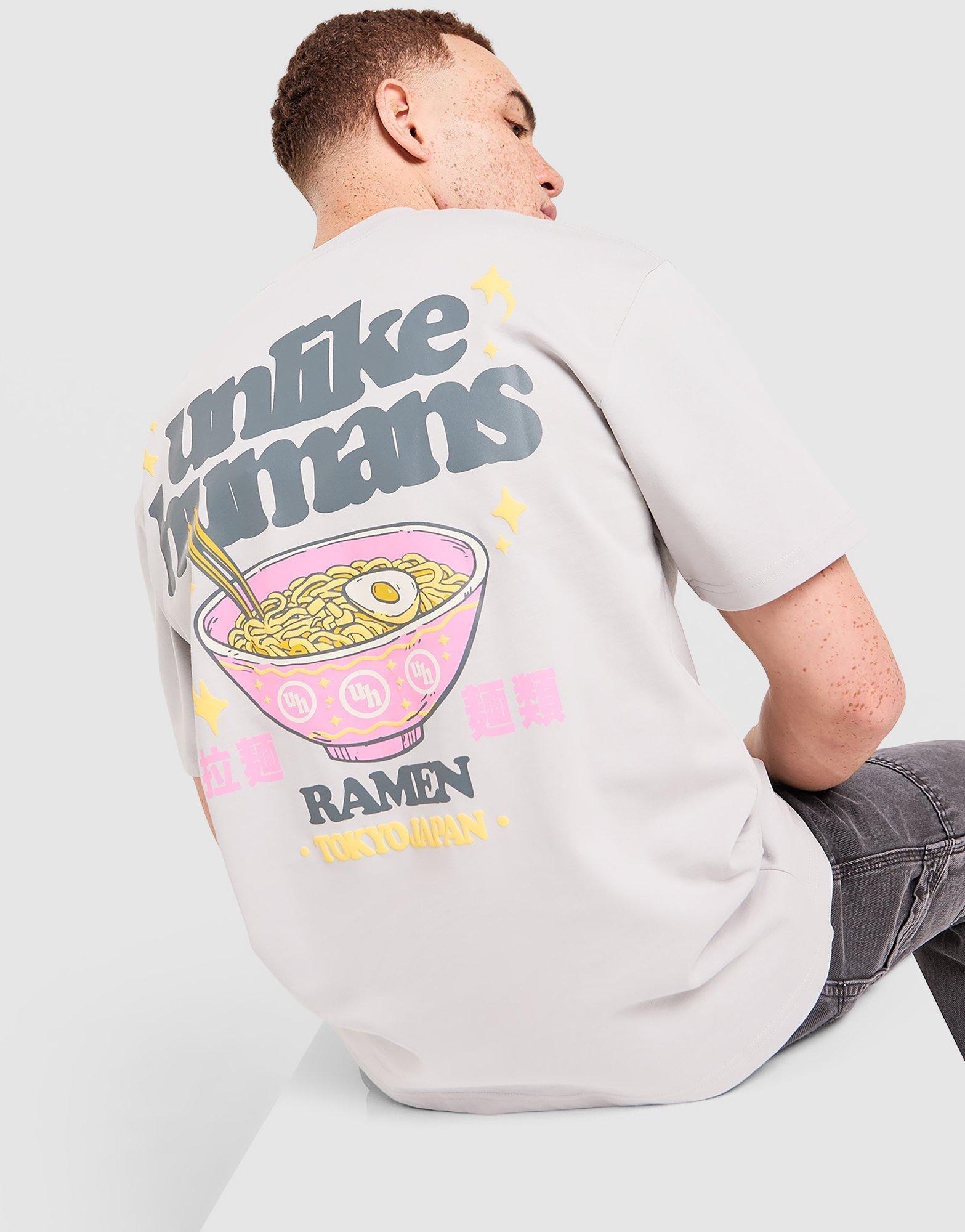 Grey Unlike Humans Ramen T-Shirt - JD Sports Malaysia