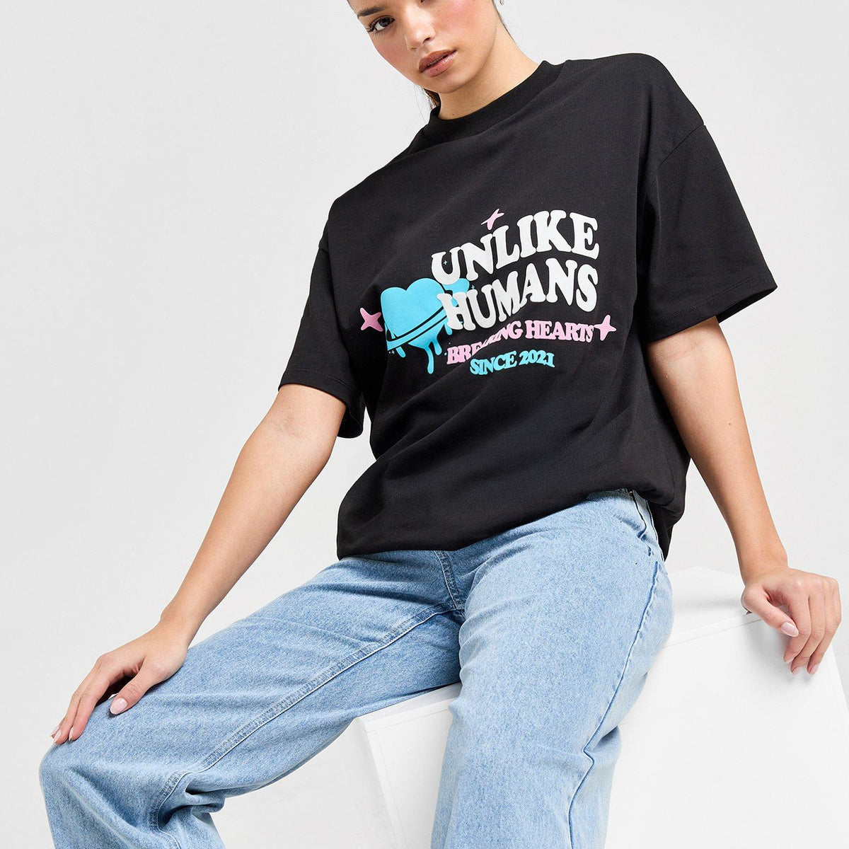 Black Unlike Humans Heartbreaker T-Shirt - JD Sports Malaysia