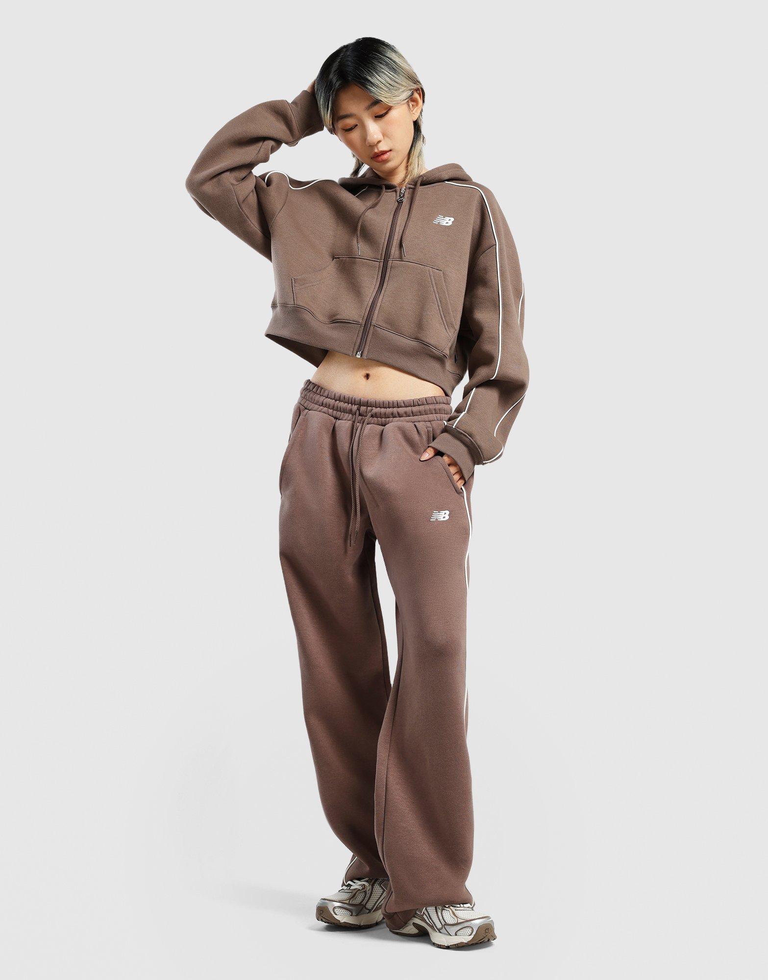Brown New Balance Piping Straight‑Leg Jogger - JD Sports Malaysia