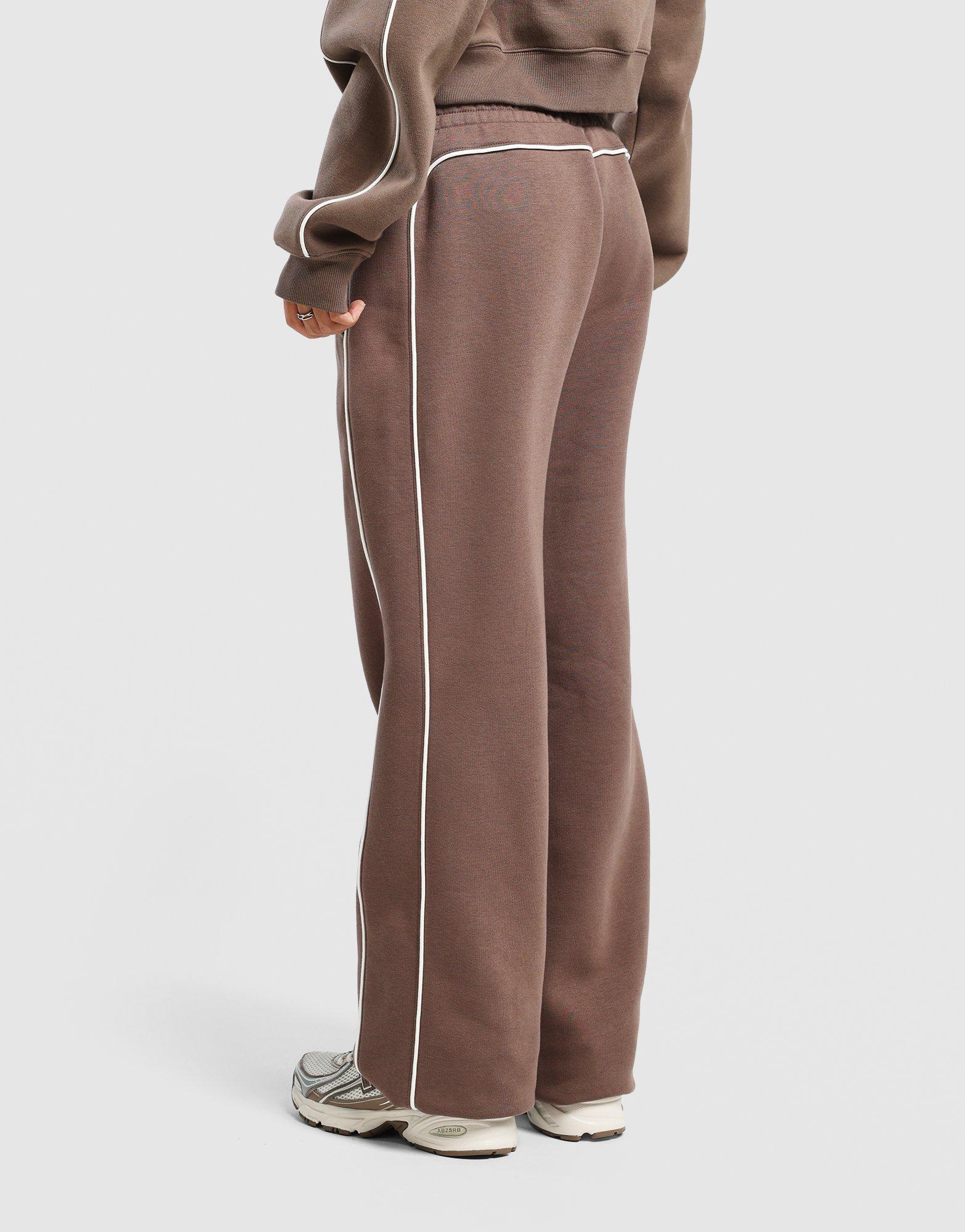 Brown New Balance Piping Straight‑Leg Jogger - JD Sports Malaysia