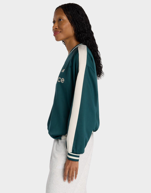 Satin Woven Pullover