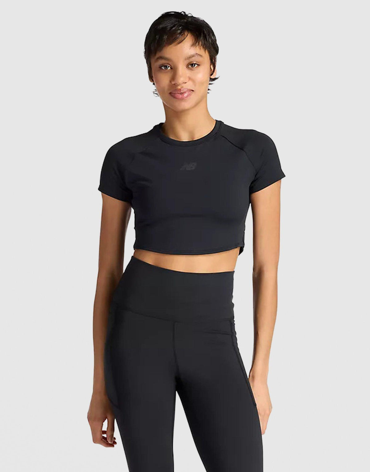 Fast Days Fitted Cropped T-Shirt