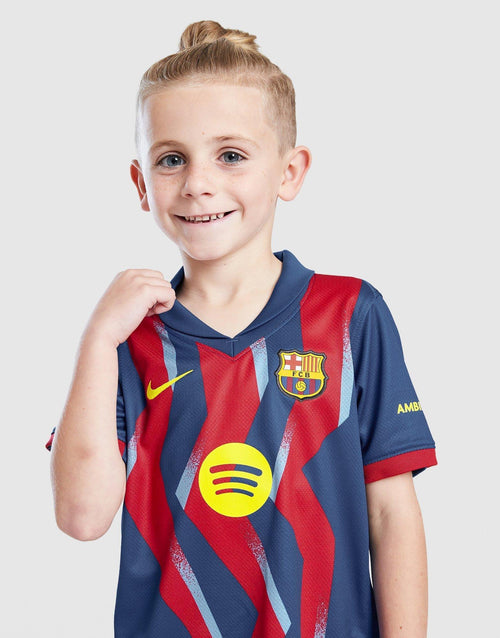 FC Barcelona 2025/26 Fourth Kit Children