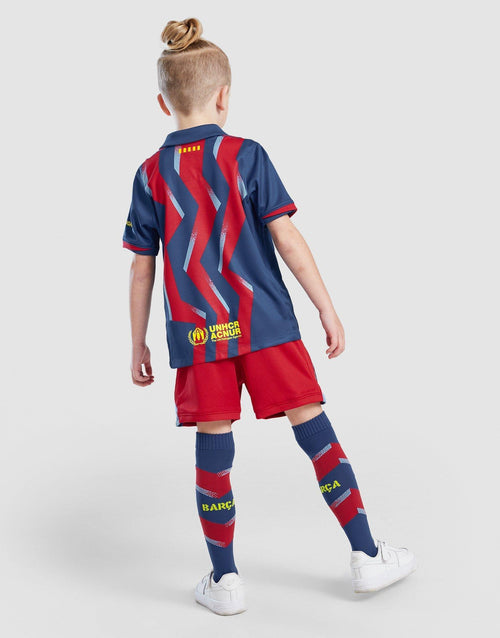 FC Barcelona 2025/26 Fourth Kit Children