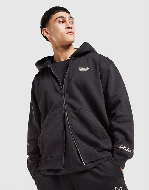 Chain Stitch Full Zip Hoodie