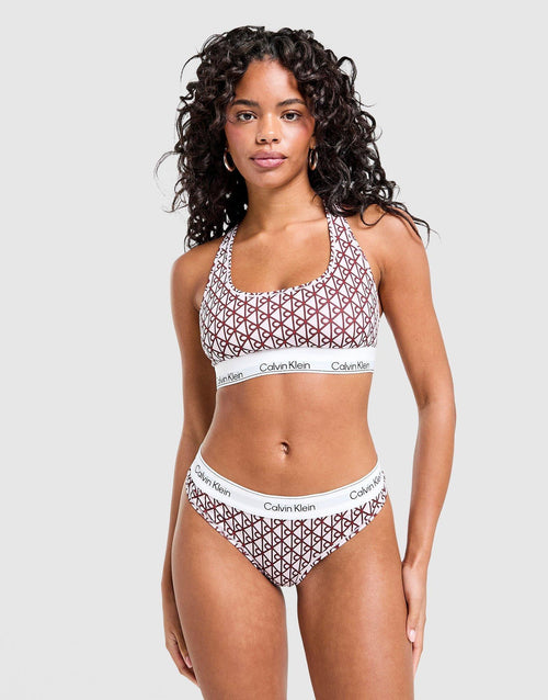 Modern Cotton All Over Print Bralette